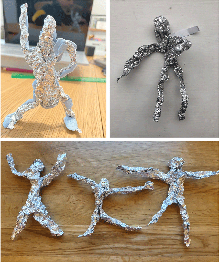 How To Make Tinfoil People Sculptures