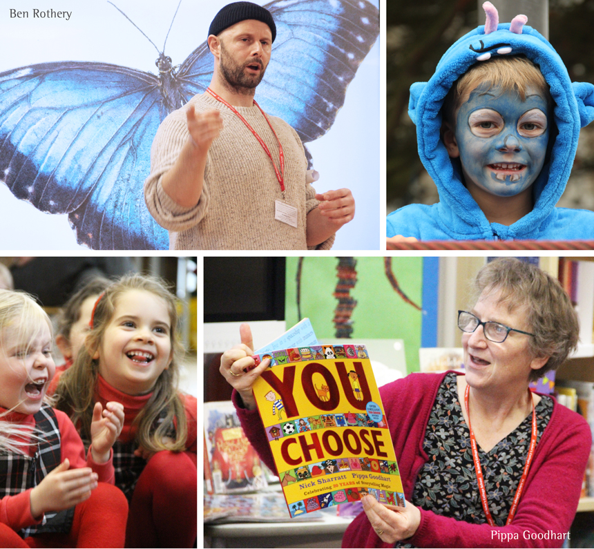 book week with children dressed as favourite characters