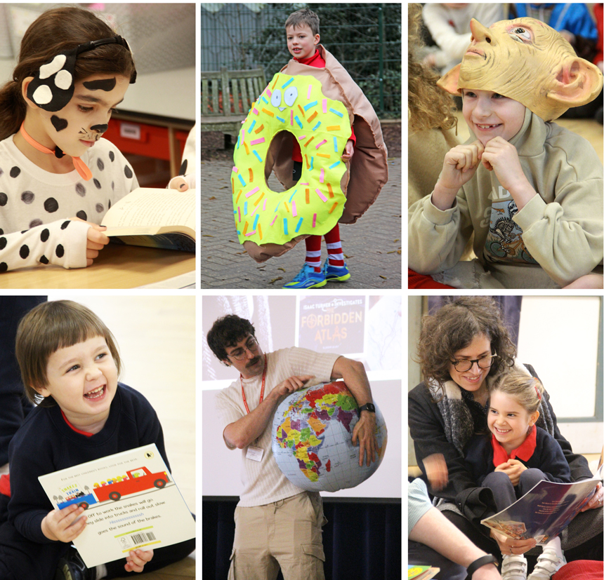 book week with children dressed as favourite characters