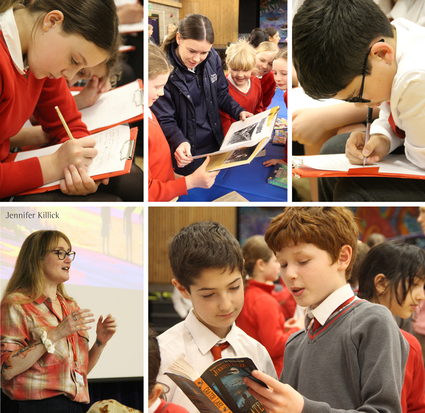 book week with children dressed as favourite characters