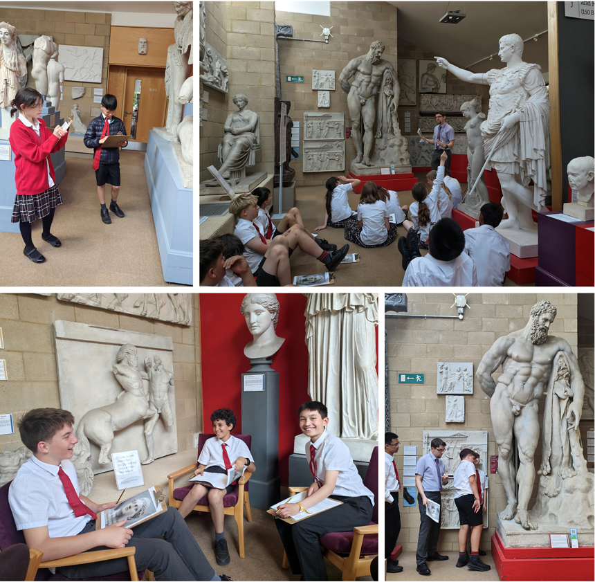 children at museum of classics