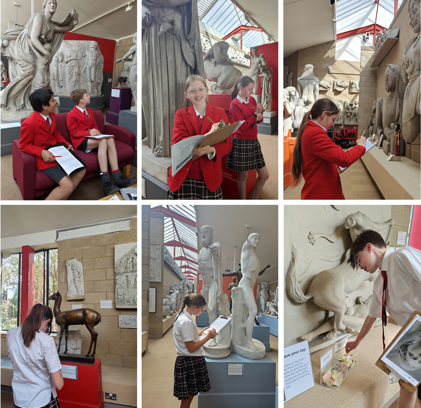 children at museum of classics
