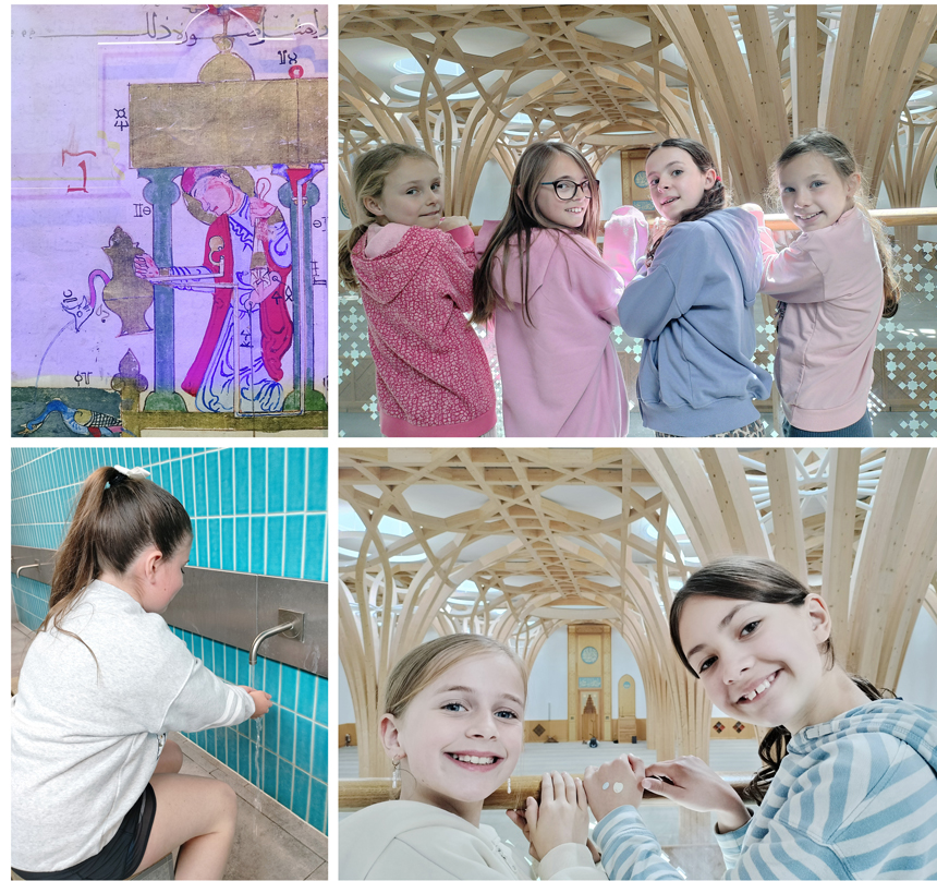children at a mosque