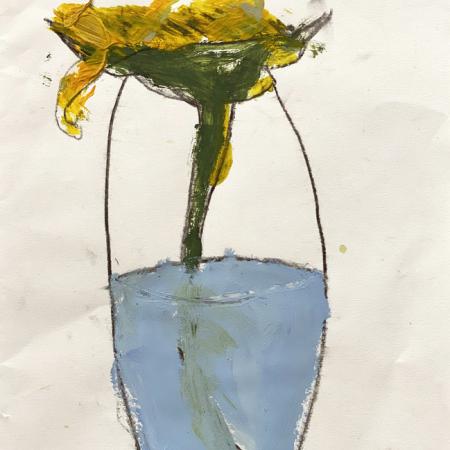 f4 sunflowers painting - felix bamford_0
