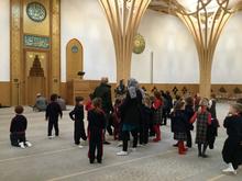 T1s visit Cambridge Eco Mosque