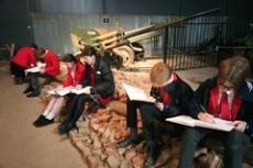 Students on trip to IWM Duxford