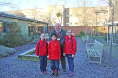 Children in courtyard